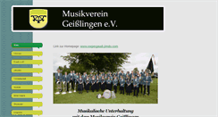 Desktop Screenshot of mv-geisslingen.de